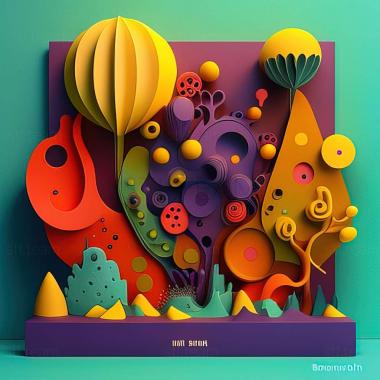 3D model Hohokum game (STL)